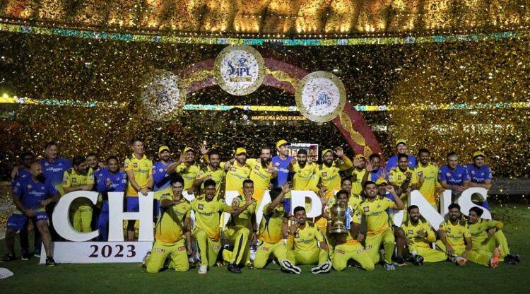 _pathakankit_'s tweet photo. "CSK CSK CSK"
CSK has won the legacy
One team, many champions 💛🔥
Thala will play the next season 💛💛
#IPL2023Finals #MSDhoni #CSKvsGT #IPL2023Final #CSKvsGT #IPL2023 #IPLFinal #IPLFinals https://t.co/DGT4Mkko1W