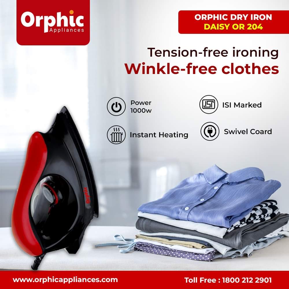 Effortless Wrinkle-Free Perfection! Experience the Magic of our Iron Brand!

Contact Us: 096508 68642
Visit Us: orphicappliances.com
.
.
.
#Orphicappliances #WrinkleFree #IroningPerfection #NoMoreCreases #EffortlessIroning #Iron #SmoothAndCrinkleFree #IroningMadeEasy