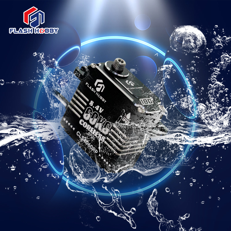FHsales01's tweet image. Flashhobby CLS4060RP 60kg CLS SERVO for rc car robot uav
●Weight: 80g±10g(without servo horn)
●Gear: Helical Steel Gears
●Operating speed: 0.18sec/60° @6.0V
0.16sec/60° @7.4V0.14sec/60° @8.4V
Stall torque: 48.0kg-cm/666 oz-in @6.0V
56.0kg-cm/ 777 oz-in 
#flashhobby  #rcservo