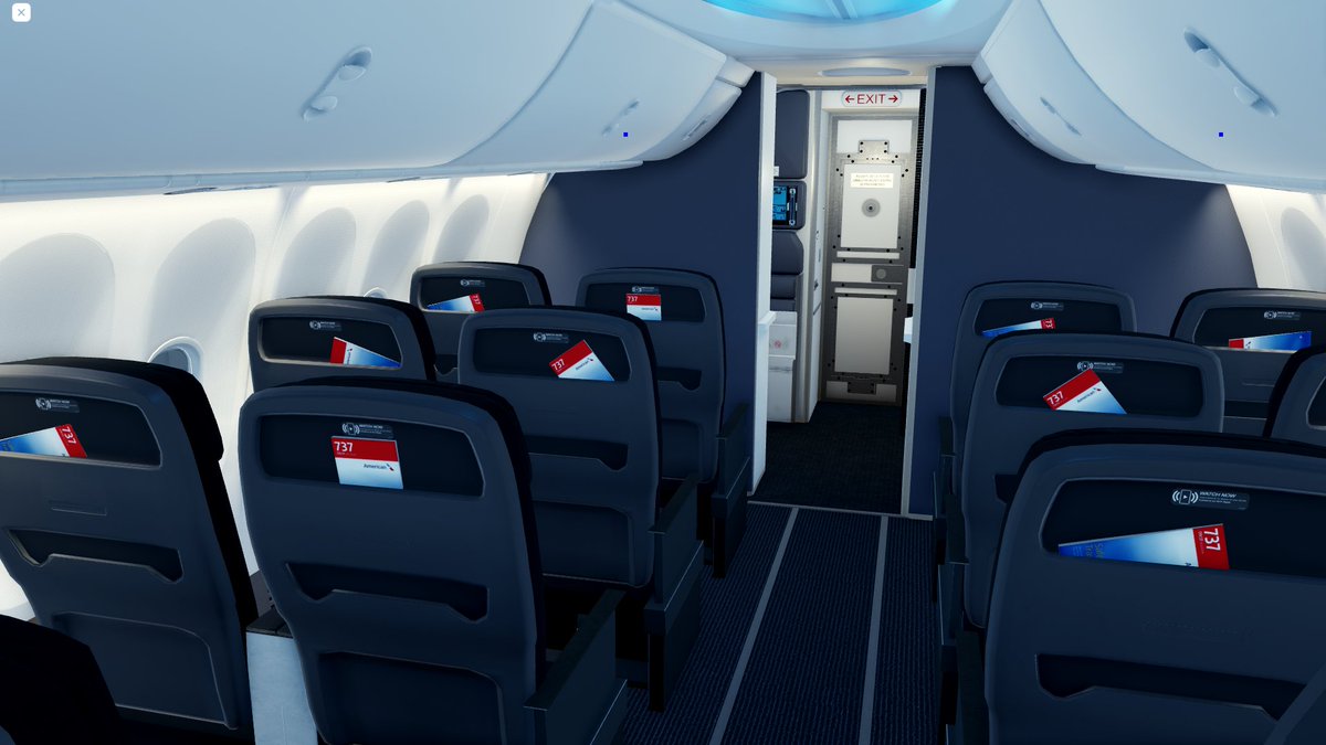 AAmericanROBLOX's tweet photo. The 737-800 cabin is just gorgeous

https://t.co/4x7SGdbW26 https://t.co/kBSJgmNQH8