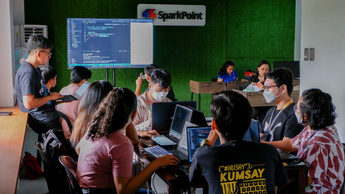 SparkLearnET's tweet photo. 📸 Capturing the incredible moments!

Buong pusong PASASALAMAT sa lahat ng mga sumali at sa ating sponsor at #communitypartners na tumulong sa success ng ating #FlutterWorkshop! We are grateful for your enthusiasm, dedication, and active participation throughout the event. 🙌✨ https://t.co/XTqUbawsq8