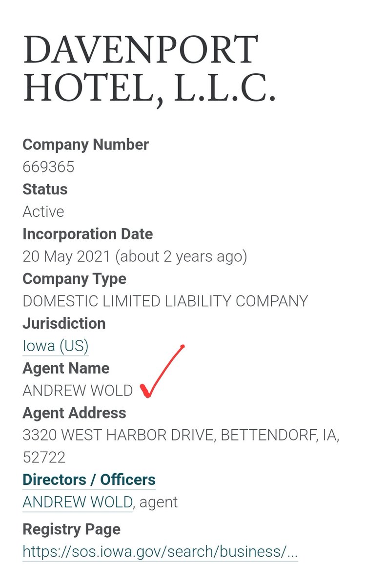 @JMeyersonRoss @cityofdavenport @CNN @MSNBC @ASPCA I researched who owns The Davenport. This is what I have found online so far.