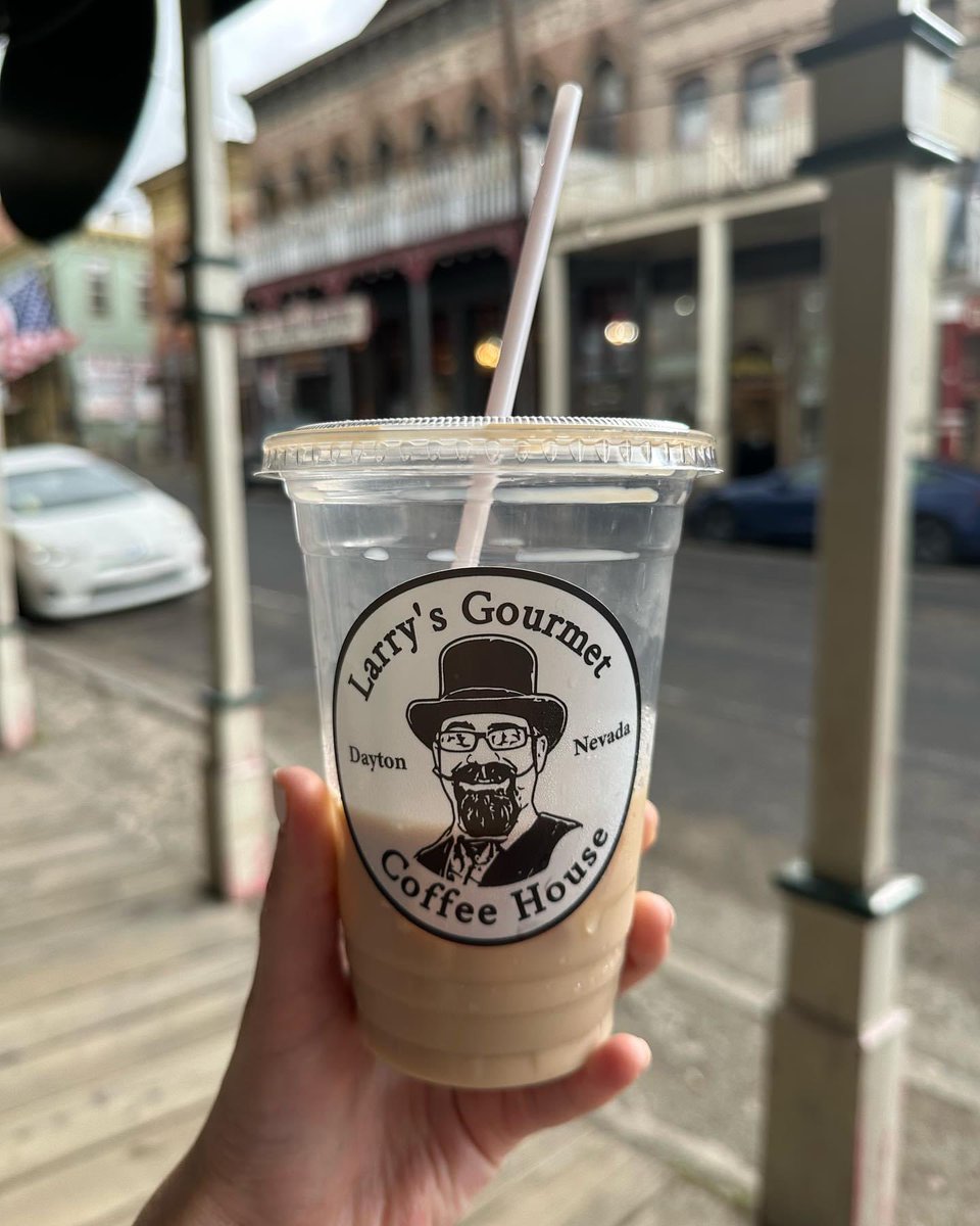 We had a wonderful afternoon in Virginia City today! We got to try Larrys Gourmet Coffee House and it was SO DELICIOUS! A truly quality coffee. Location also in Dayton, NV. Check them out ☕️#localcoffeeshop #qualityingredients #larrysgourmetcoffeehouse #nevada #virginiacity