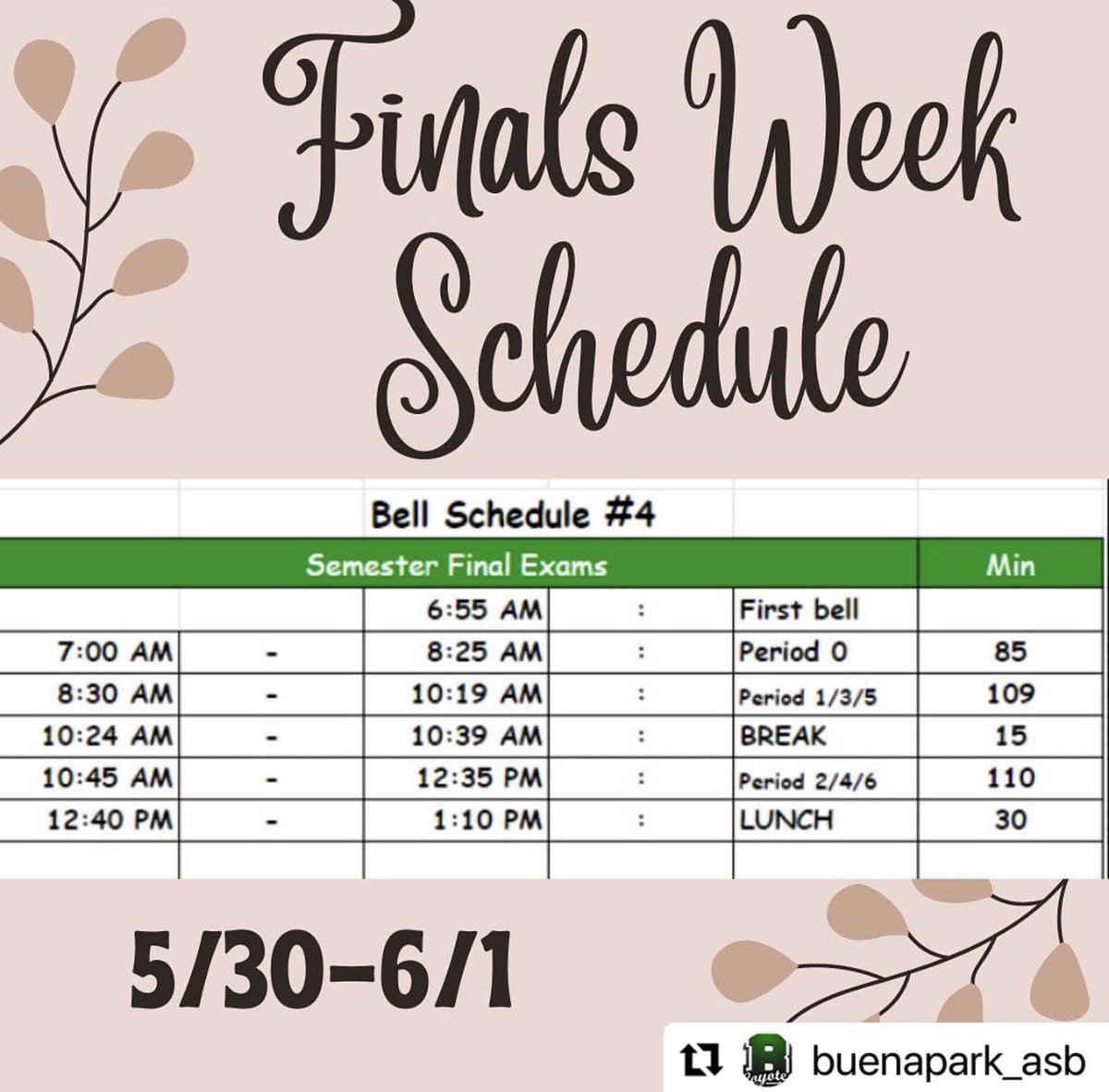 #Repost @buenapark_asb with @use.repost
・・・
COYOTESSS!!! This is this week’s schedule!!💚