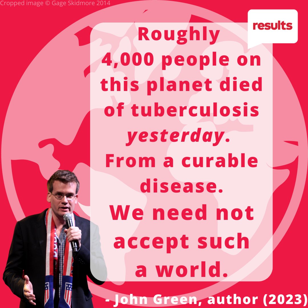 Results Australia (@results_au) on Twitter photo Powerful words from <a href="/johngreen/">🐢🐢🐢John Green🐢🐢🐢</a> earlier this month: "TB treatment must be made available to all, so that tuberculosis can become what it should have been long ago: history."
👀washingtonpost.com/opinions/2023/… Powerful words from <a href="/johngreen/">🐢🐢🐢John Green🐢🐢🐢</a> earlier this month: "TB treatment must be made available to all, so that tuberculosis can become what it should have been long ago: history."
👀washingtonpost.com/opinions/2023/…