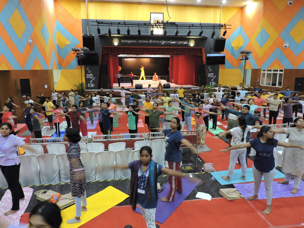 Hatha Yoga session by Swami Tyagarajananda Sarasawati ji for Morning Yog of Day-02 of SPIC MACAY 8th International Convention at <a href="/VNITN/">VNIT Nagpur</a> 

#spicmacay #intercon8 #spicmacayconvention2023

<a href="/MinOfCultureGoI/">Ministry of Culture</a> <a href="/tourismgoi/">Ministry of Tourism</a> <a href="/EduMinOfIndia/">Ministry of Education</a> <a href="/g20org/">G20 United States</a> <a href="/incredibleindia/">Incredible!ndia</a> <a href="/AmritMahotsav/">Amrit Mahotsav</a>