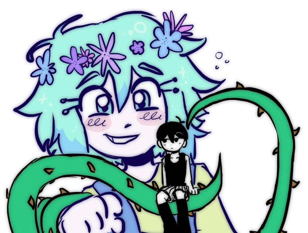 Omorcrew's tweet image. O: I don't know how to feel about this situation. I trust basil but... I think being like this is dangerous.