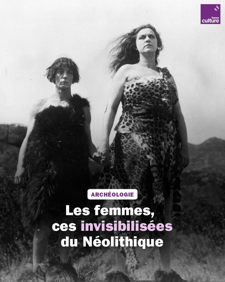 franceculture's tweet photo. On peut se demander si les archéologues n’auraient pas tout simplement oublié 50% de notre lointaine histoire : celle du genre féminin !
➡️ https://t.co/n8RYPWLqV7 https://t.co/qpgMAsUmy5