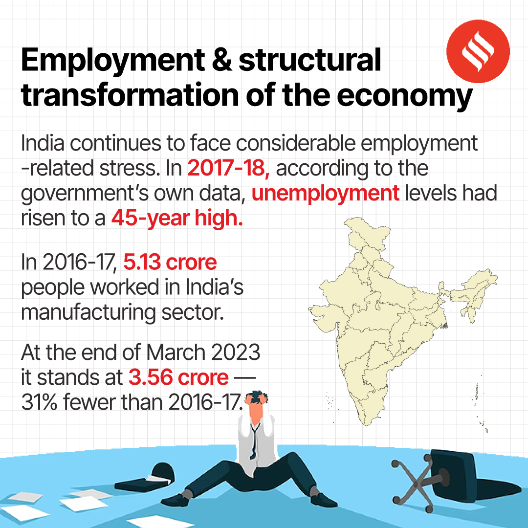 #ExpressExplained | India continues to face considerable #employment-related stress. In 2017-18, according to the government’s own data, #unemployment levels had risen to a 45-year high. #IndianEconomy

Read: t.ly/RE3F
