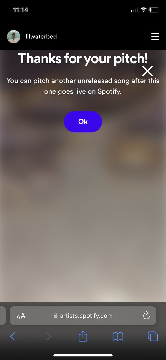 just pitched my newest song to spotify playlists !!! pray4me