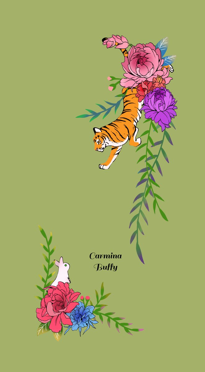 no humans flower simple background tiger purple background pink background pink flower  illustration images