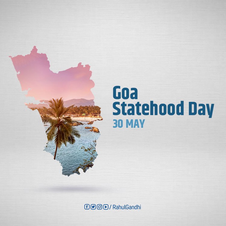 Blessed with natural beauty, rich history and a vibrant culture, Goa is a precious jewel of India's treasured land of diversity.

My heartfelt greetings to the people of Goa on their statehood day.