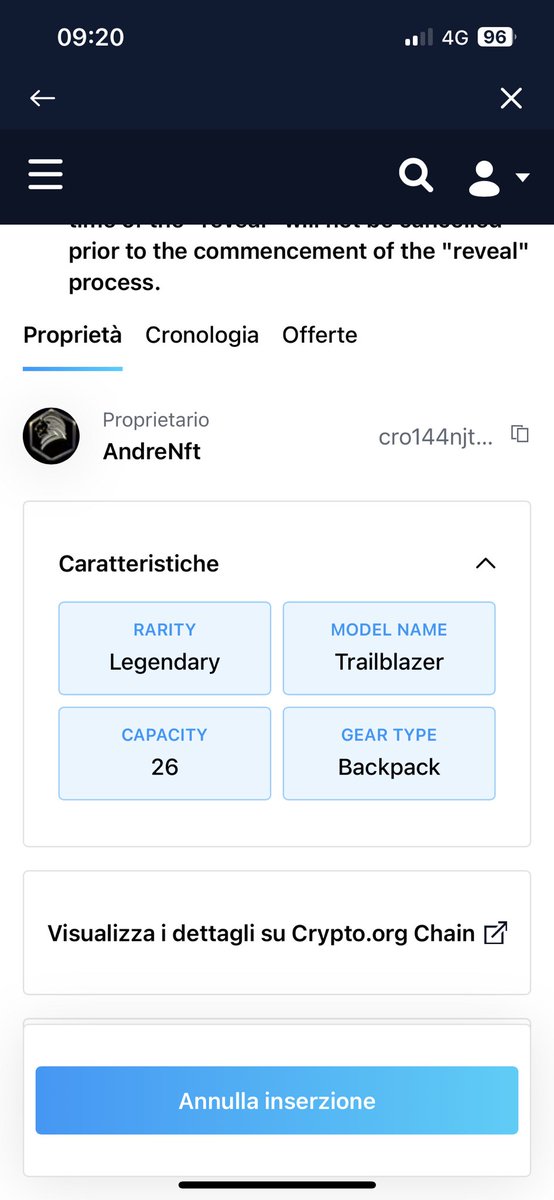 I have this one legendary backpack ready for school 🐱 <a href="/cryptocom/">Crypto.com</a> <a href="/cryptocomnft/">Crypto.com NFT</a> #cryptocomnft #loadedlions #cybercubs #nft
