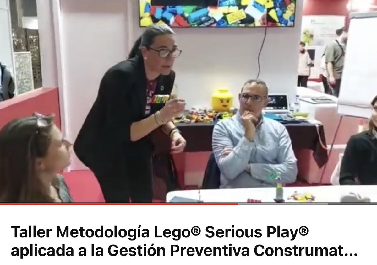 LoliRicoG's tweet image. 𝗖𝗼𝗻𝘀𝘁𝗿𝘂𝗶𝗿 𝗽𝗮𝗿𝗮 𝗽𝗲𝗻𝘀𝗮𝗿 🏗 Eso fue lo que hicimos en el Taller "𝗔𝗽𝗹𝗶𝗰𝗮𝗻𝗱𝗼 𝗟𝗲𝗴𝗼® 𝗦𝗲𝗿𝗶𝗼𝘂𝘀 𝗣𝗹𝗮𝘆® 𝗮 𝗹𝗮 𝗴𝗲𝘀𝘁𝗶ó𝗻 𝗽𝗿𝗲𝘃𝗲𝗻𝘁𝗶𝘃𝗮" que facilité para  la @Fund_Laboral de 𝗖𝗮𝘁𝗮𝗹𝘂𝗻𝘆𝗮 en #Construmat 🎥 

linkedin.com/posts/doloresr…