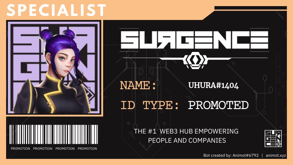 the best start to the week 🥹 thanks @SurgenceNFT for the promotion! eternally grateful! 🌊
