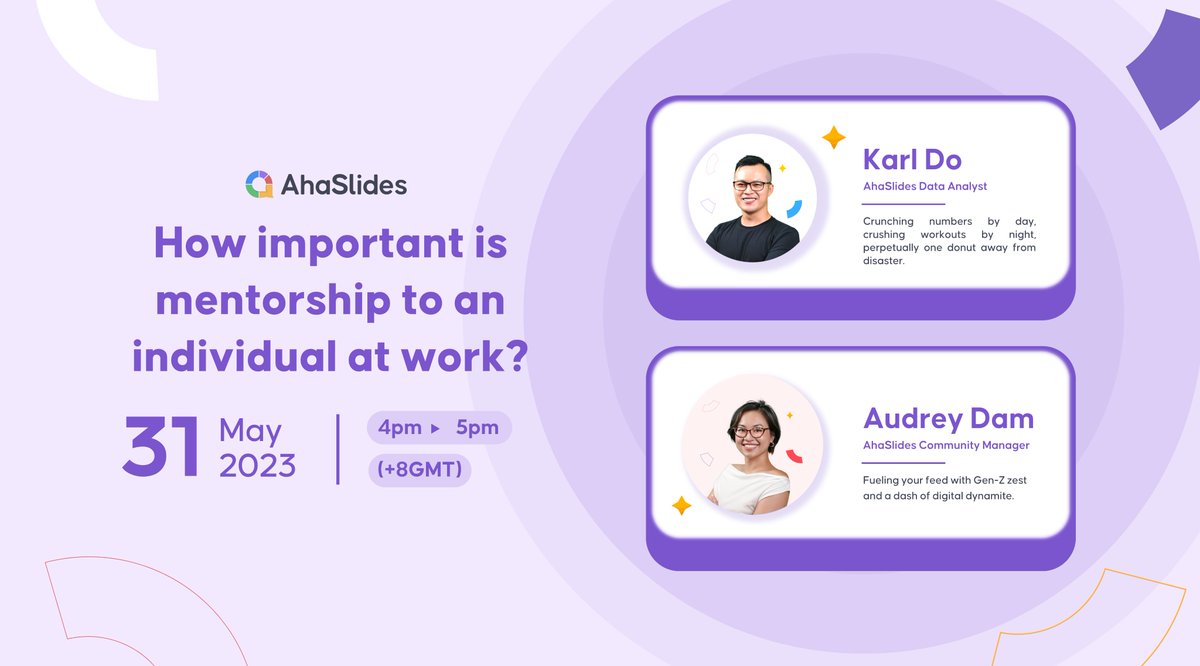 📣 Don't miss our upcoming webinar on the power of mentorship in the workplace! 🌟

Join us on Wednesday, 31st May at 4PM (GMT+8) as we dive into the incredible impact of mentorship on personal and professional growth. 📈

Register now!🏃🏃‍♂️🏃‍♀️ 

lnkd.in/gwvZQaP8