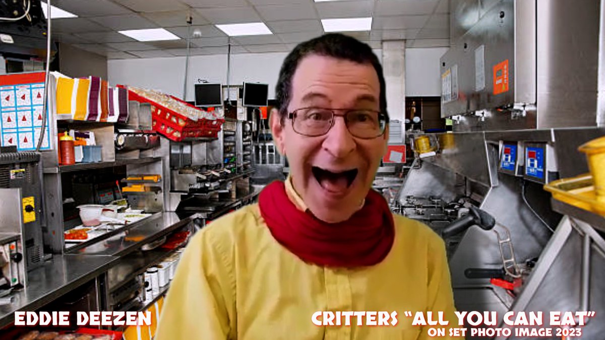CrudeCinema's tweet photo. EDDIE DEEZEN IS ON SET!!!!!
#CRITTERS #EDDIEDEEZEN #CRITTERS2 #CRITES #CRITTERSALLYOUCANEAT https://t.co/4qWDUB28jQ