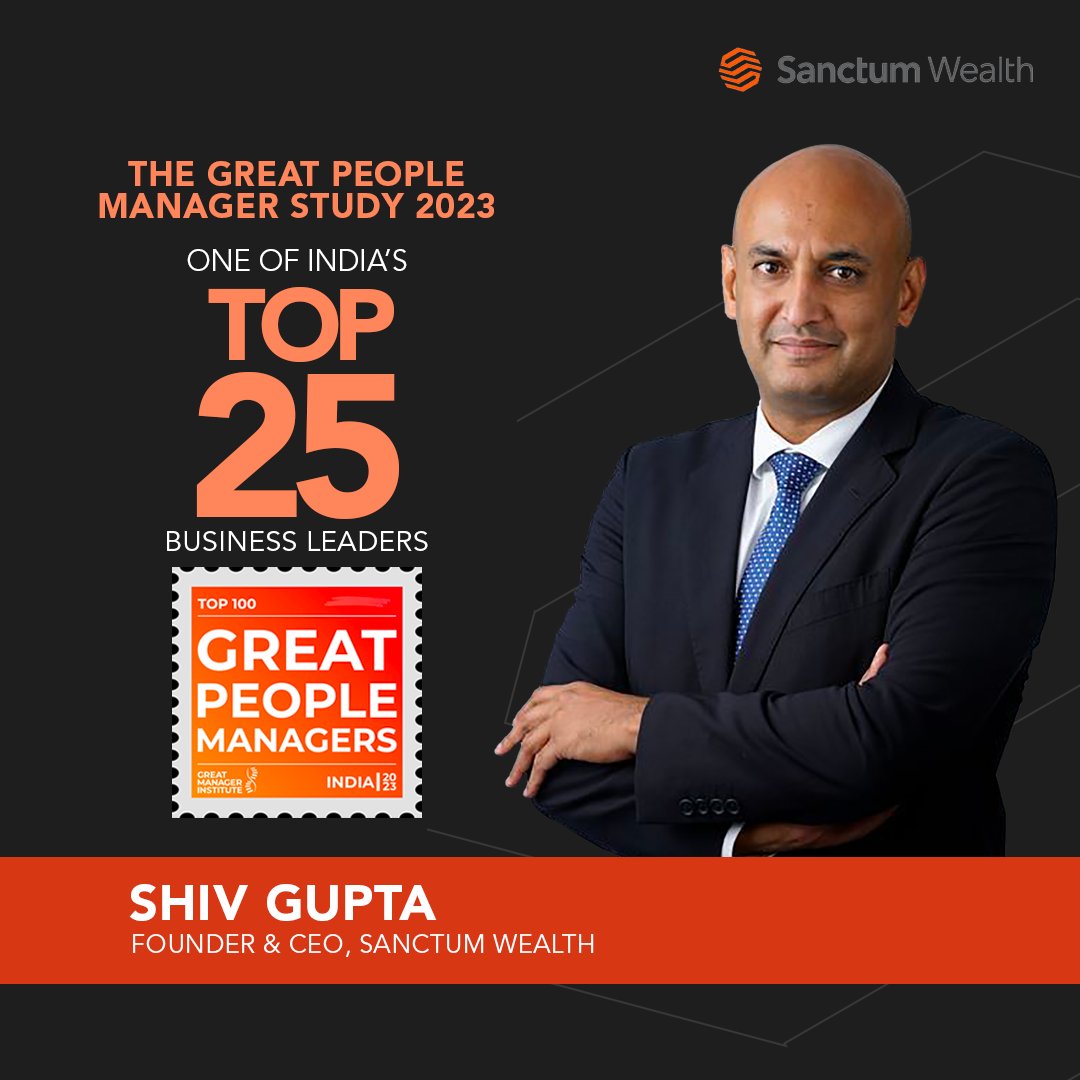 sanctum_wealth's tweet photo. We are pleased to announce that our Founder and CEO, @ShivGuptaSWM, has been recognised by the @GreatManagerI. 
Read more: https://t.co/NhA7G4HHPx
@NHRDN #Top25BusinessLeaders #GreatPeopleManager #SanctumWealth #Leadership https://t.co/2qK2ROUszX