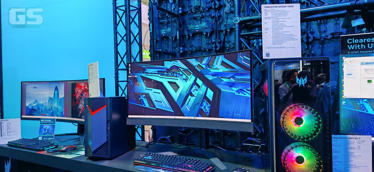 GamerSantaiMY's tweet photo. Kami melawati booth Acer Predator di COMPUTEX Taipei, ada banyak laptop dan PC untuk para gamer dan juga non-gamer!
#COMPUTEX #COMPUTEX2023 #COMPUTEXTaiwan https://t.co/FDPnu2wlEy
