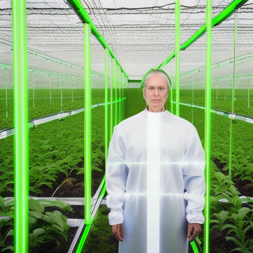 🌾🚀 In this reimagined 'American Gothic,' the stoic figures are transformed into resilient farmers embracing advanced technology🌌🌱  #TechHarvest #VerticalFarming #SustainableFutures #TraditionAndTechnology #ArtificialIntelligence #GreenRevolution #TechInspiredArt