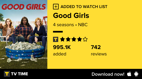rayallentaylor's tweet photo. I've just started following Good Girls https://t.co/yQMlEaObhj #tvtime https://t.co/Ius6qxLXJm