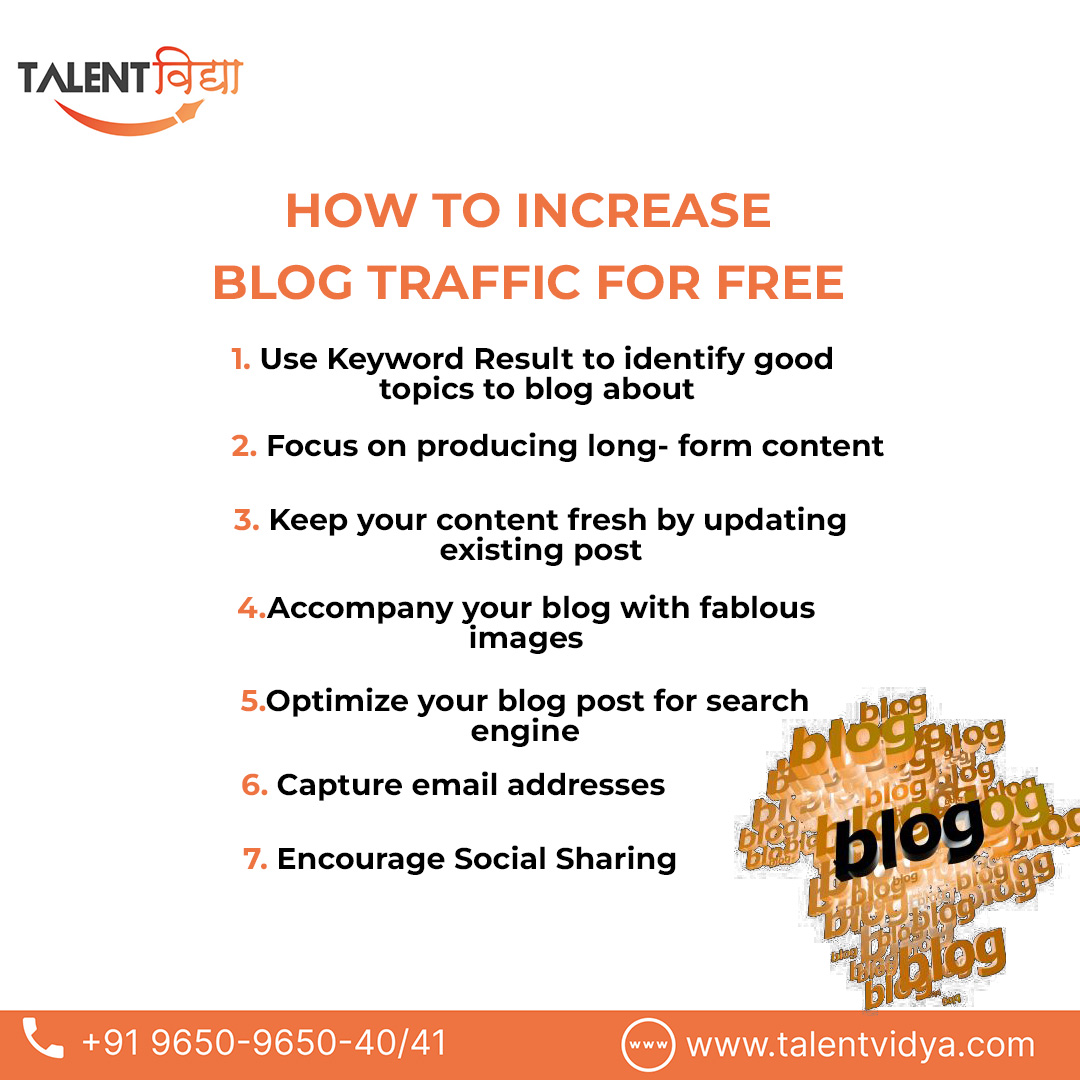 Talentvidya's tweet image. Drive more visitors to your blog with powerful tactics: SEO optimization, compelling content, social media promotion, guest posting, and building a vibrant community.
.
.
#blogtraffic #blogsubmission #increasetraffic  #smo #seo #skillsbhidegreebhi #kaushambi #trending #delhi