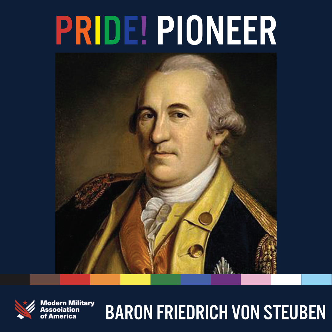 Read why Friedrich von Steuben was discharged from the Prussian Army in 1777 over on our Facebook page: facebook.com/modernmilitary #PRIDE2023 #LGBTQHISTORY #LGBTQMILITARY