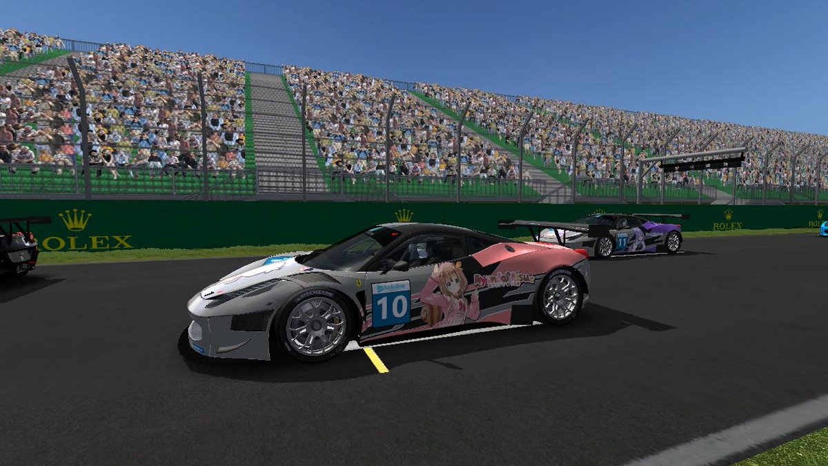 crushedchicken_'s tweet image. Hololive Racing GT3 Cup

#10 Ayunda Risu - Ferrari 458 GT3
#11 Moona Hoshinova - Ferrari 458 GT3

#holoid #hololive #rfactor #iRISUtration #HoshinovArt