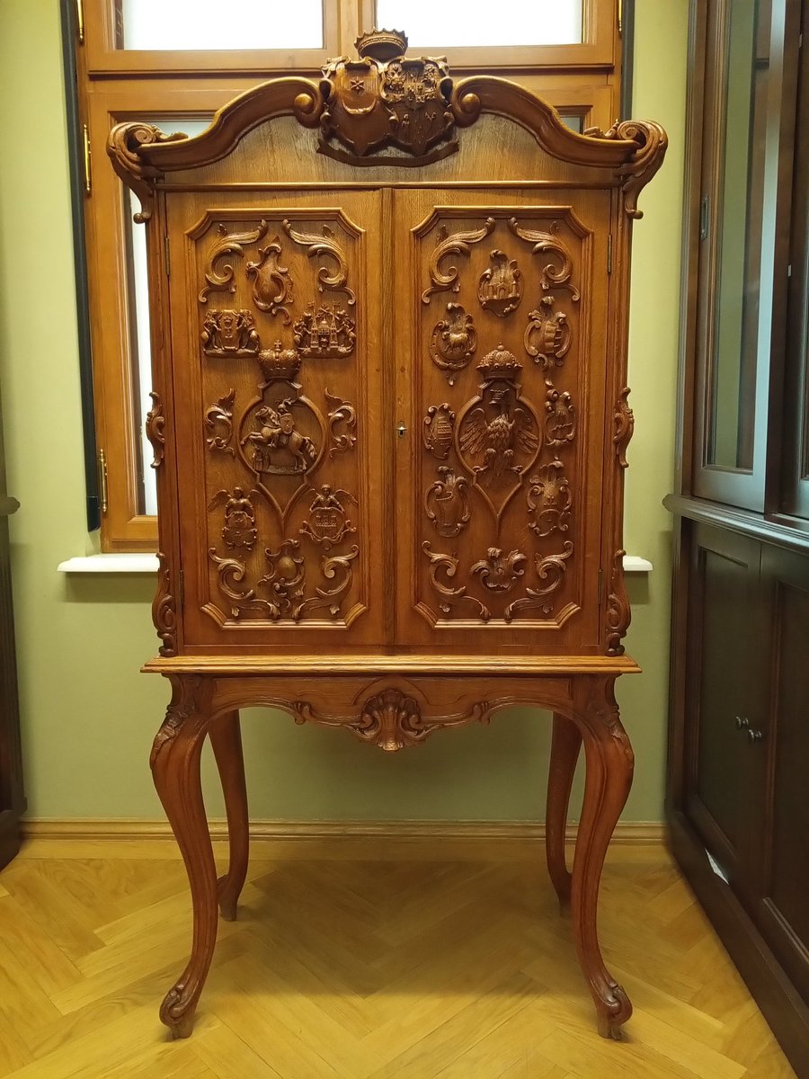 This time  a 19th century coin cabinet. Emeryk Hutten-Czapski's collection.