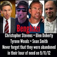 She must have forgotten about Benghazi, we never will. Remember!