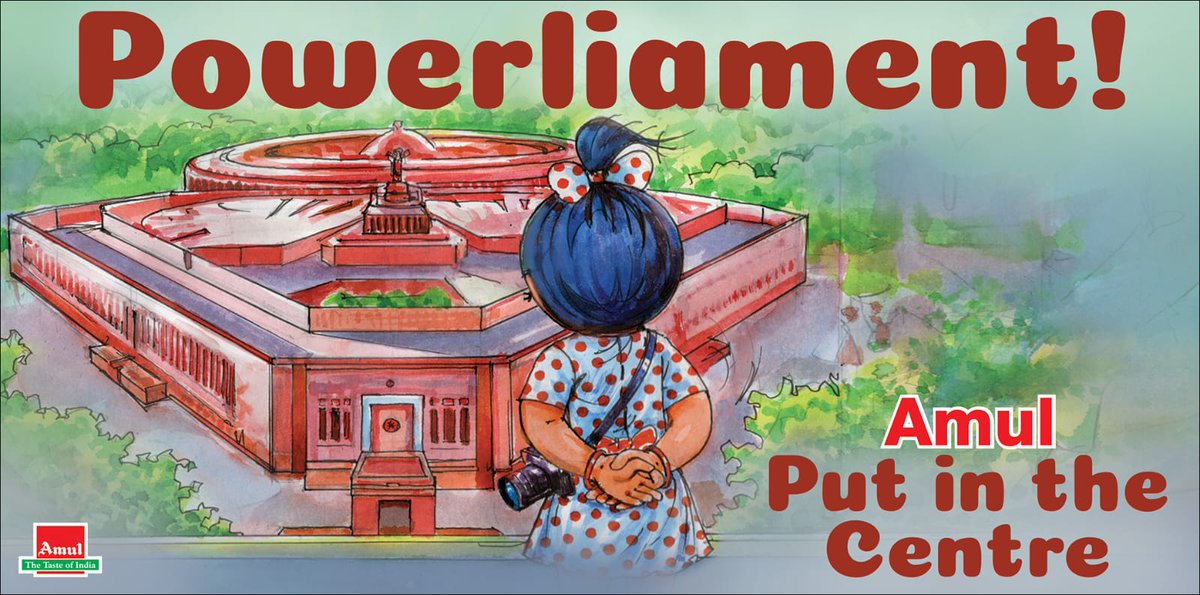 #Amul Topical: The new Sansad Bhavan!