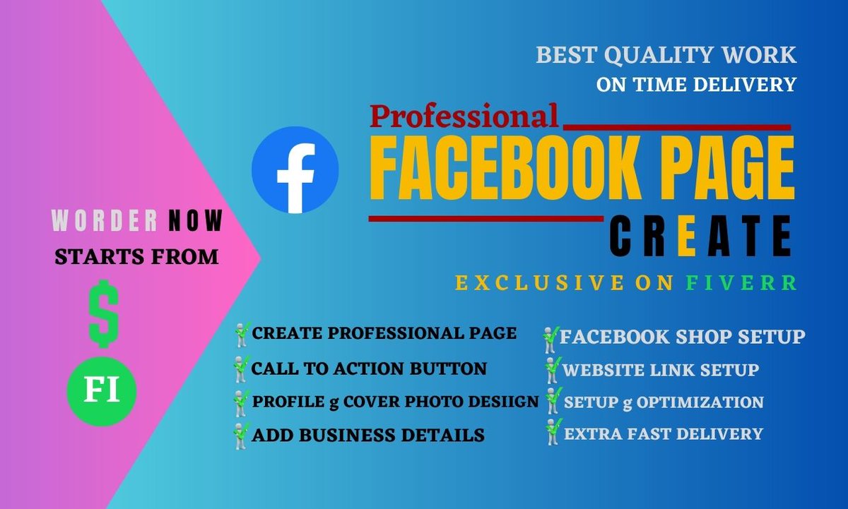 I will customize your Facebook business page or fun

fiverr.com/s/WBZ4mB

#facebook #facebookpagecreate #facebookpagesetup #createfacebookpage #facebookbusinesspage #howcreatefacebookpage