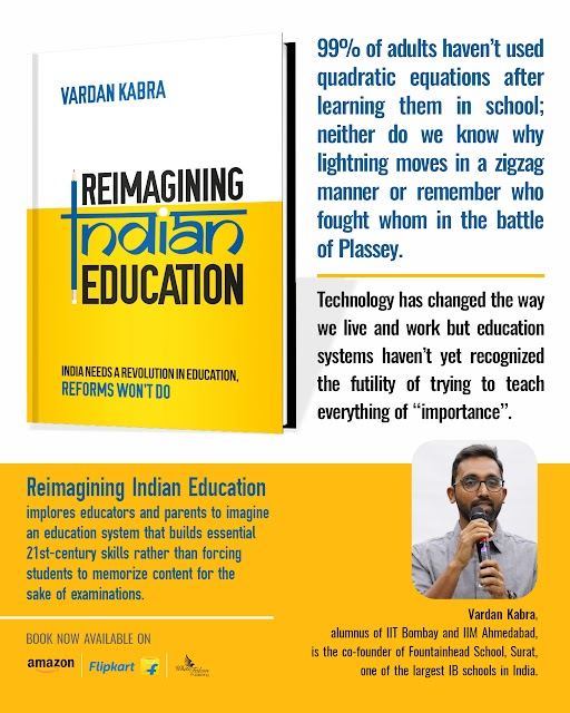 Excited to announce that my book has been recently released; the book isn't just for educationists and policy-makers - but all those concerned with our education system including parents, will find the book highly relatable. For more: linktr.ee/RIE_Vardan.kab…