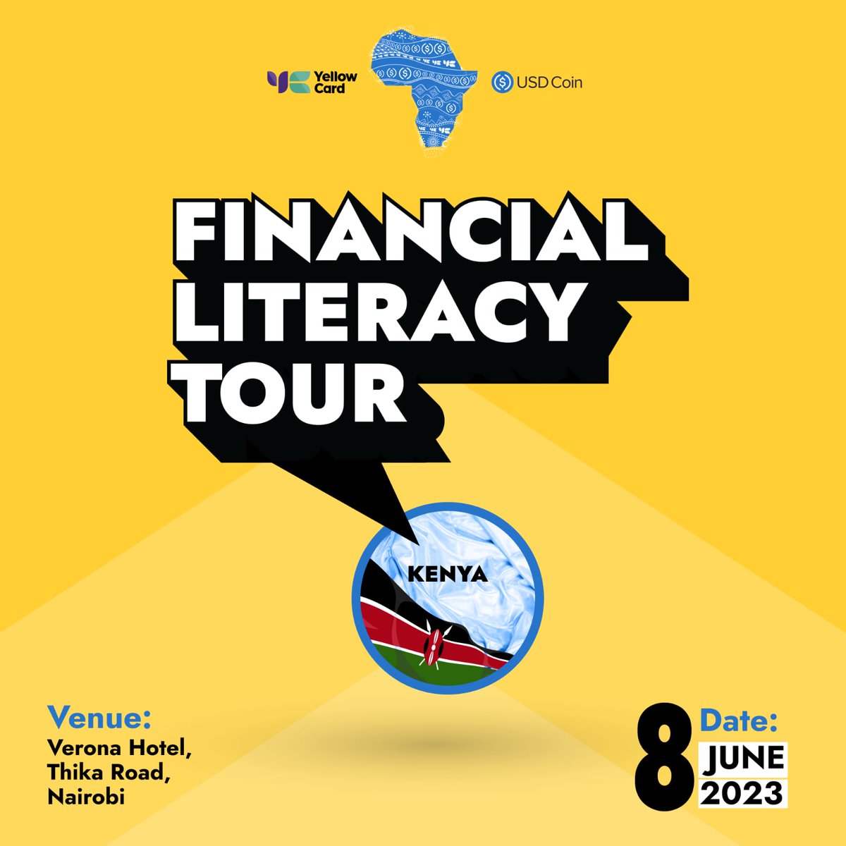 this financial literacy tour will enable young minds to think and work crypto as the digital currency is safer and efficient more than the traditional one
#YCFinancialLiteracyTour 

Crypto with YelloCard