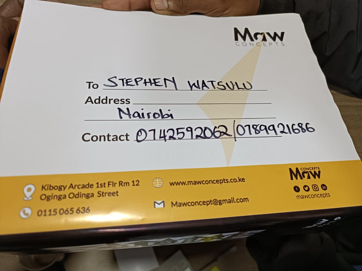 StephenO74016's tweet photo. Thanks for the gift 🎁 hamper @Mawconcepts as it was well delivered to me by NorthRift Luxury Shuttle #MawConcepts https://t.co/EtqSkfOMOZ