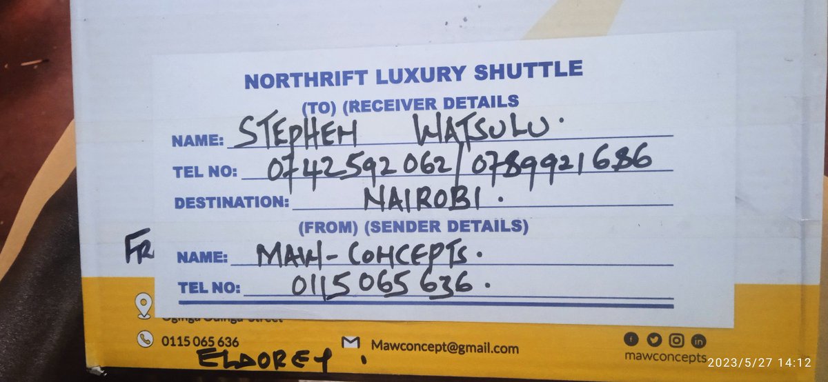 Thanks for the gift 🎁 hamper <a href="/Mawconcepts/">Maw Concepts</a> as it was well delivered to me by NorthRift Luxury Shuttle #MawConcepts