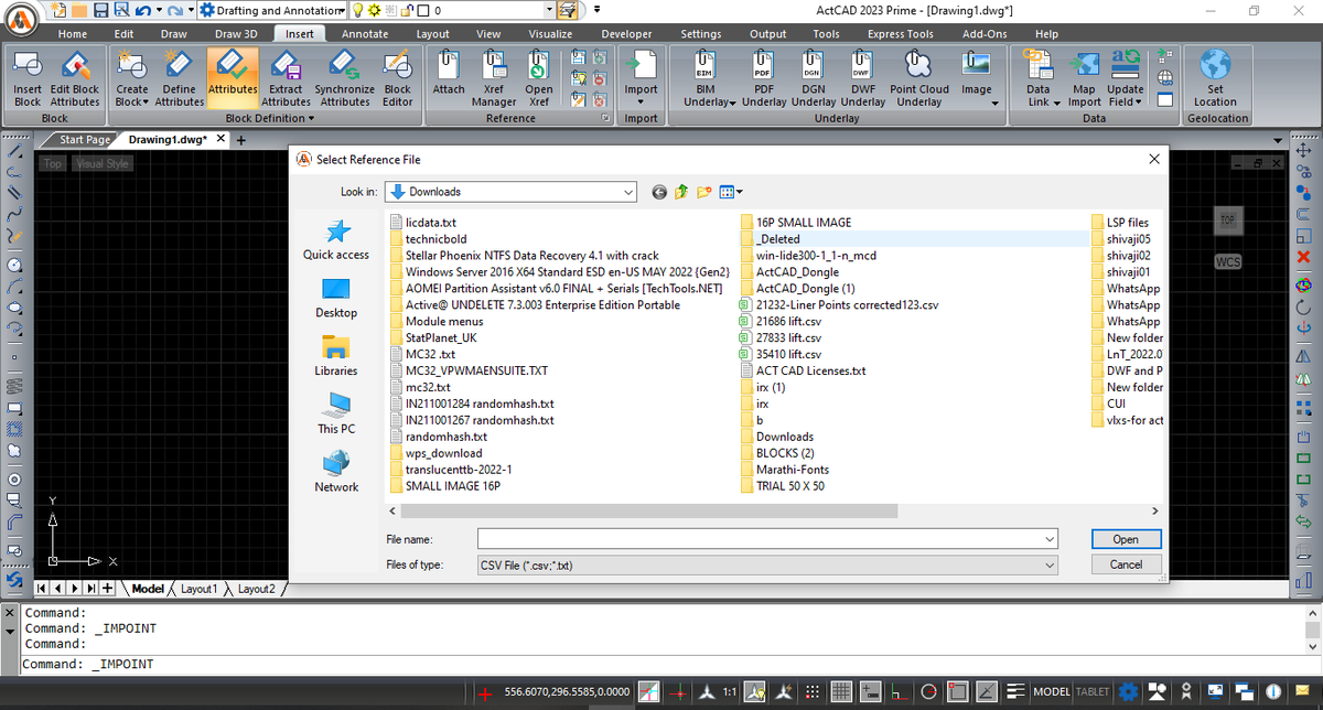 ActCADsoftware's tweet photo. @ActCAD #IntelliCAD #CAD #BestCADSoftware #intellicad_11_1 #command #importpoints #FreeTrial #affordable https://t.co/8mtz5LB5sY