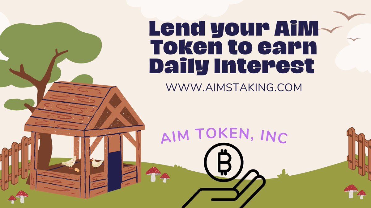 How to farm AiM Token?
1. Simply buy AiM Token using your desired dex swap like Pancake or Poocoin. 
Step 2. Deposit your token to dapp aimstaking.com or use referral link.

Earn up to 30% rewards every 100 days.

poocoin.app/tokens/0x0bf3b… t.me/aim_token/237 

#BART