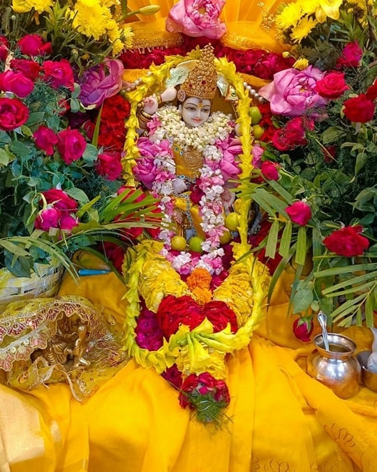 Maa Baglamukhi is a unique blend of radiance who can be seen performing rigorous austerity and meditation.