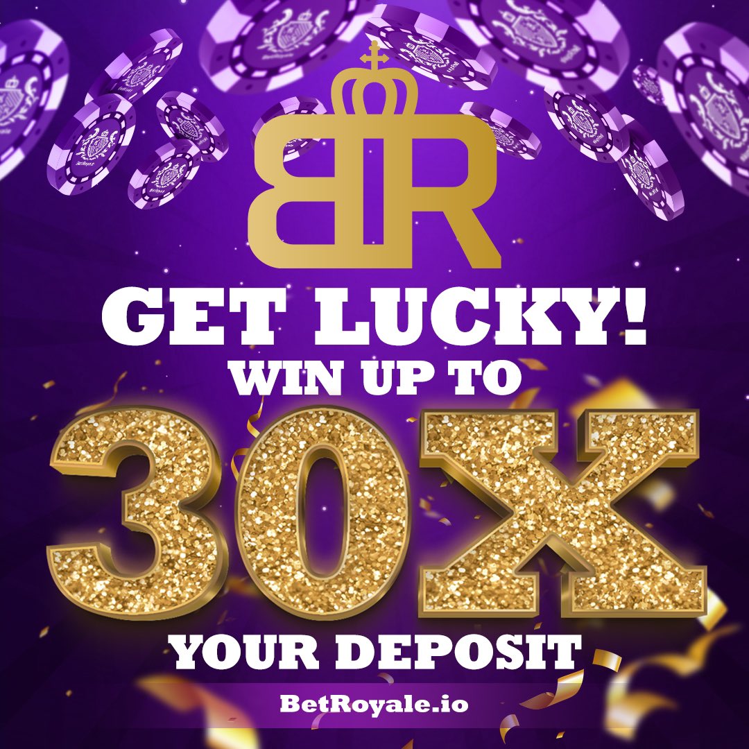 BetRoyale is nearing 5,000 customers!🥳

To show our appreciation, we're hosting a special #giveaway: 

Deposit at least $10 or more in the next 7 days for a chance to win up to 30X your deposit! 💰🍾

The #winner will be selected randomly and announced on our social media.…