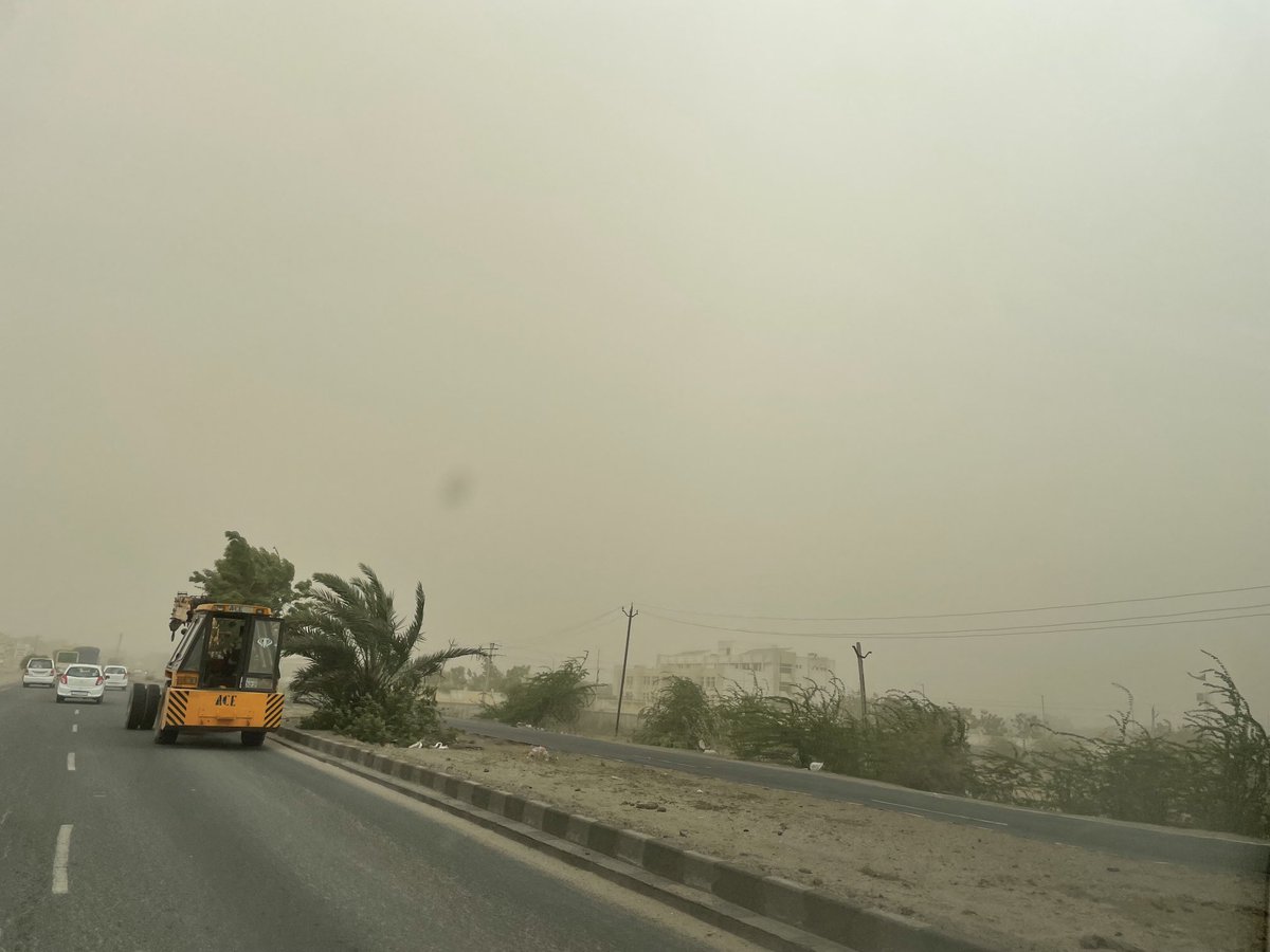 Dust storm brewing in chotila