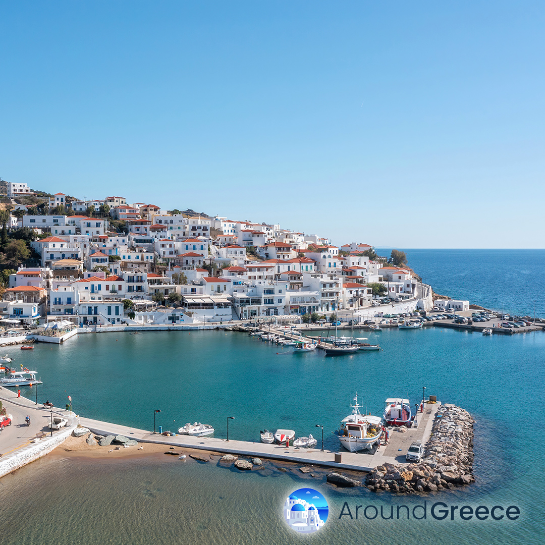 With its picturesque harbor, quaint streets, and stunning beaches, Batsi offers a perfect blend of relaxation and adventure on the island of Andros.

❤️ Tag #aroundgreece
❤️ Follow @AroundGreece 

aroundgreece.net/greek-islands/…

#Andros #Greece #Greekislands