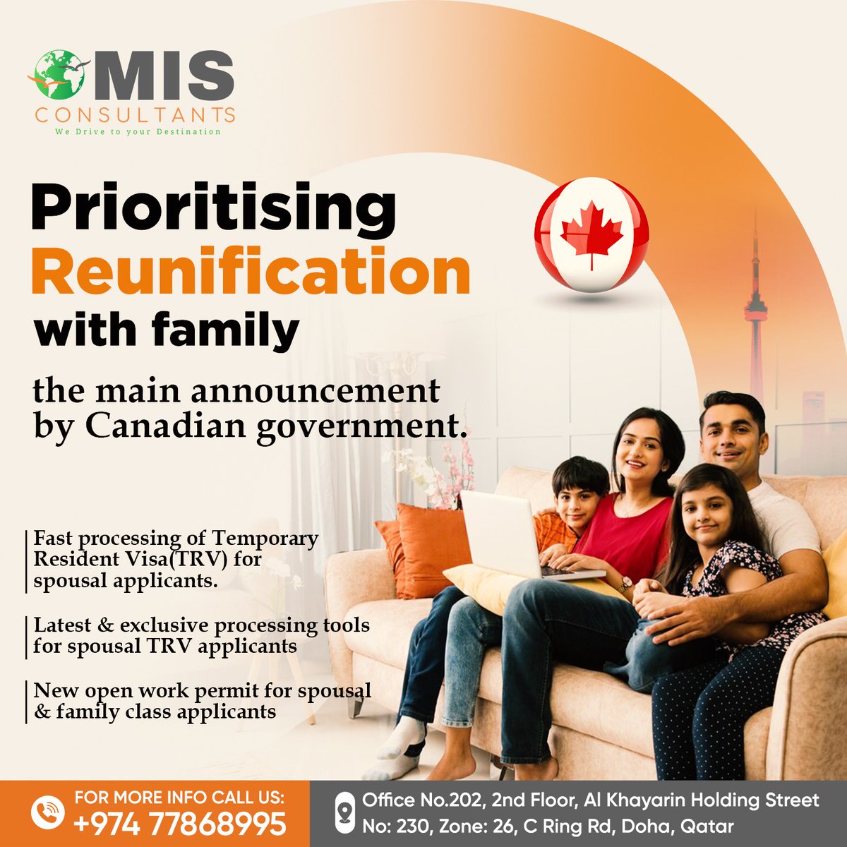 🇨🇦 Prioritising Reunification with family   the main announcement by Canadian government
#canada  #permanentresidence #immigrationconsultant #immigrationlawyer #immigrationservices #settleinabroad  #immigrationconsultants #dreamjob #dreamcountry #immigrationassistance
