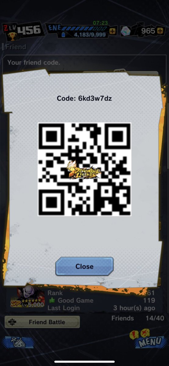 ApplesMilk's tweet photo. #DBL5thAnniversary #shenron
#DBLegends add me and let me know your name code from today https://t.co/ZoLBOTOCWN