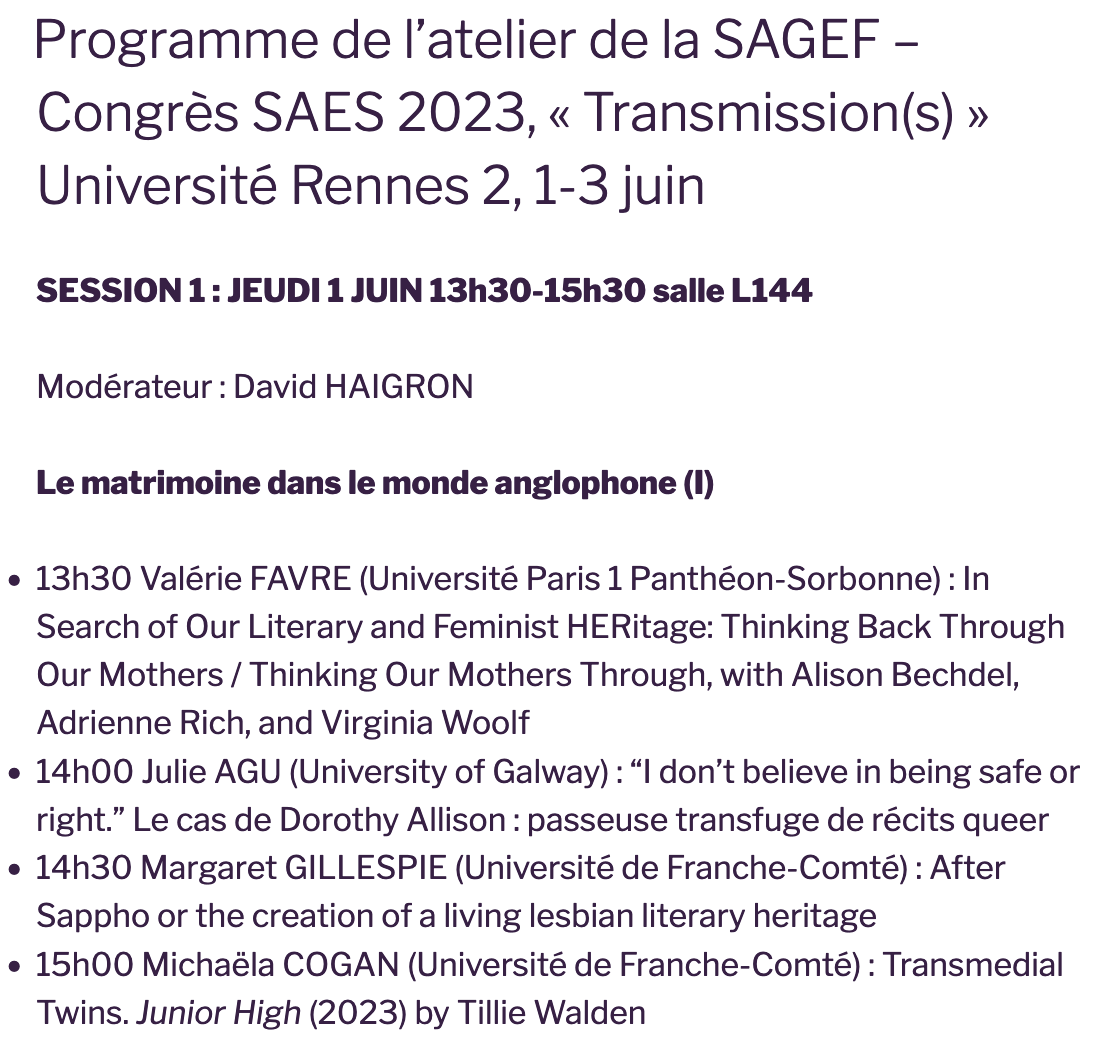 La SAGEF tweet media