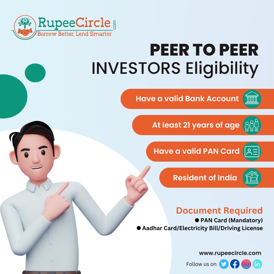 Invest with Purpose, Earn with Confidence! Join Rupee Circle, the Preferred Destination for P2P Lending in India. #RupeeCircle #P2PLending #InvestWithConfidence