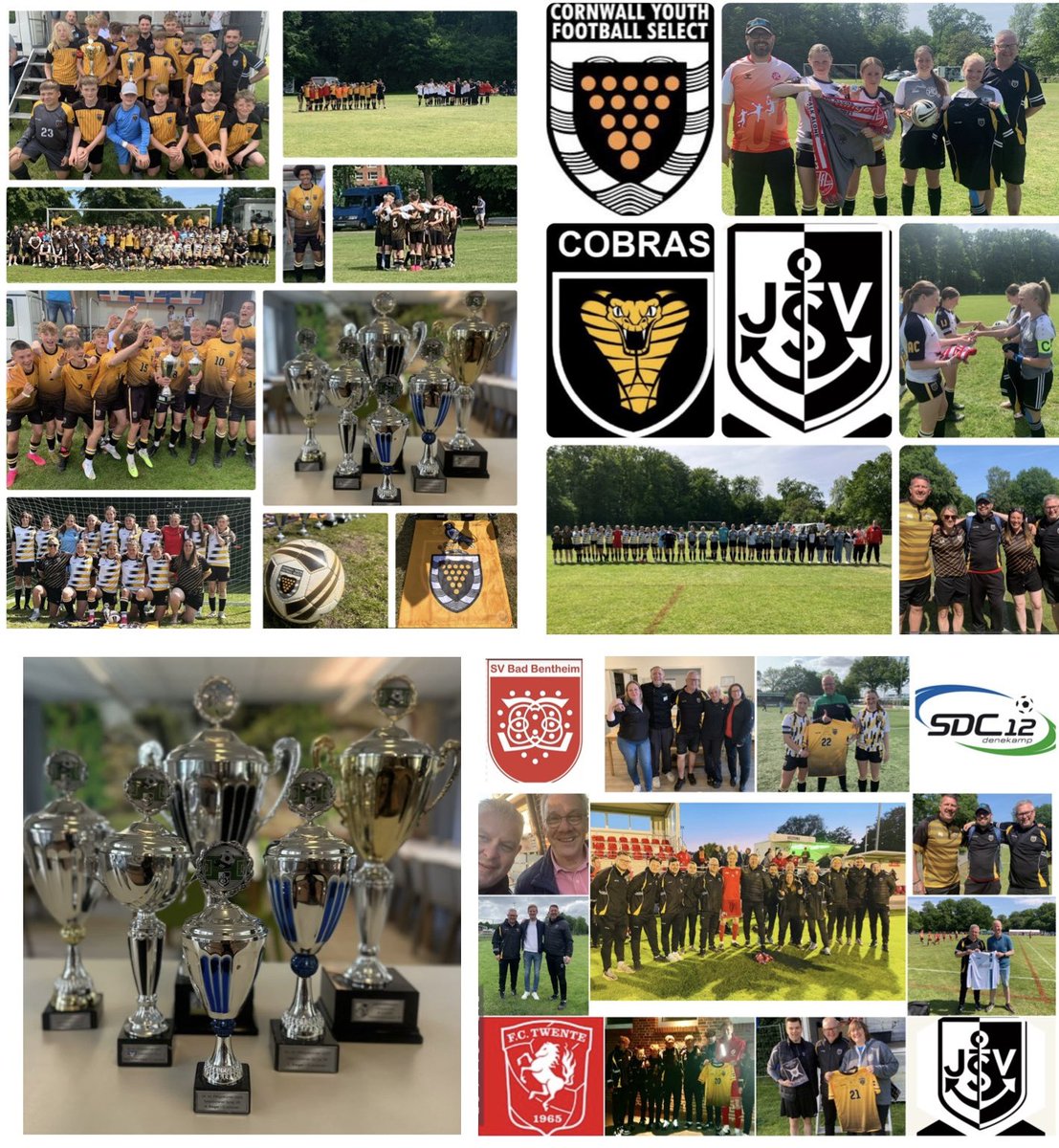CYFS Tour 2023 you were amazing !U15s &amp; U13s Champions 🇩🇪⚽️🏆 see you next year…🖤❤️💛
