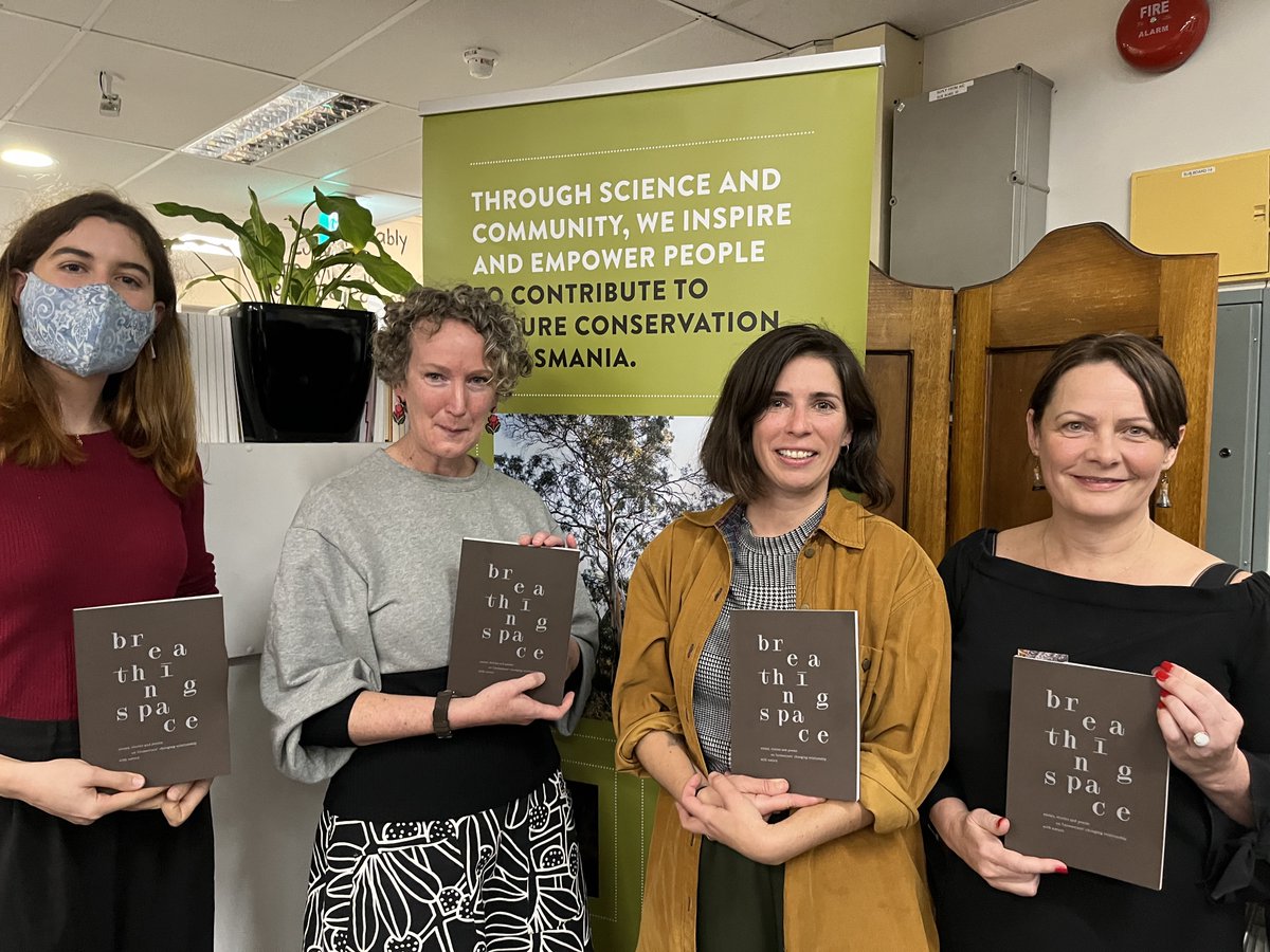 We recently relaunched Breathing Space with contributors Melissa Manning, Zowie Douglas-Kinghorn & Keely Jobe in conversation with Jane Rawson. Thank you to @FullersHobart for hosting us. You can purchase a copy in bookstores throughout Tas or online at shop.fullersbookshop.com.au