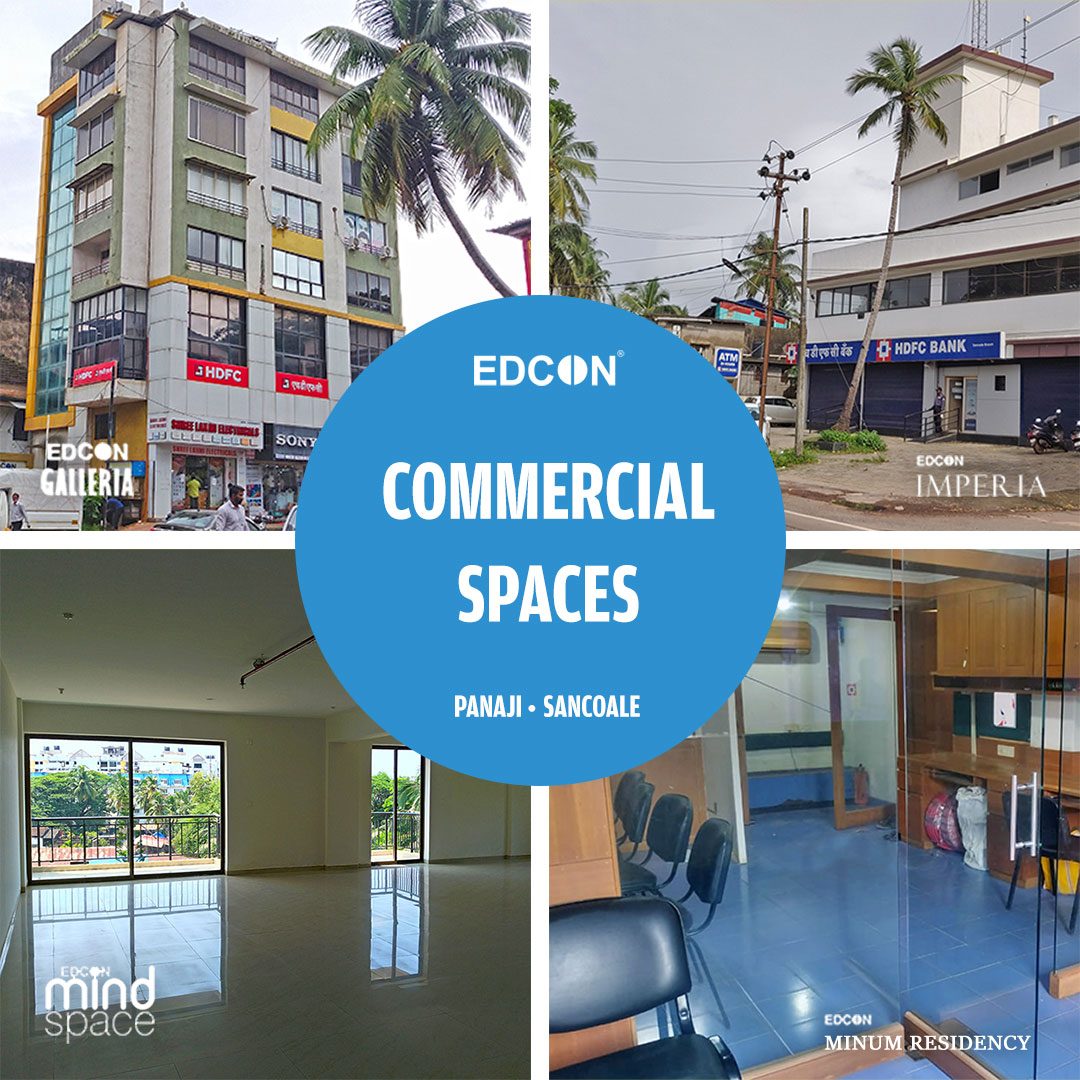 OFFICES FOR RENT IN PANAJI & SANCOALE
Edcon has offices set in the heart of Panaji city and Sancoale, with signature planning & aesthetics. Amenities range from basement parking, elevator and washrooms.
.
For info call 9764984458 / 8007538057 / 7030125799
.
.
#OfficeRentals