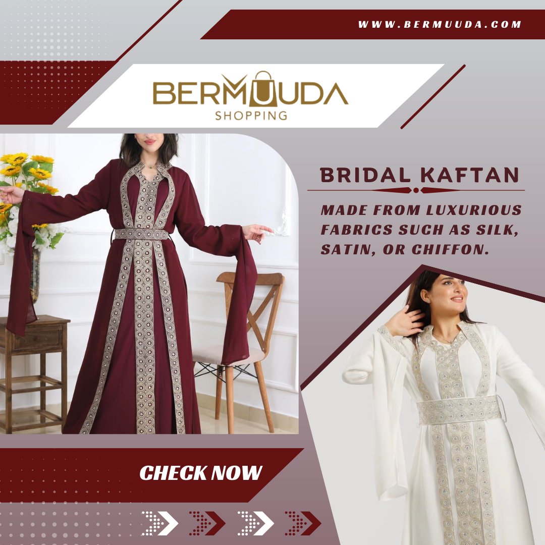 Make a statement on your special day with Bermuda’s latest bridal kaftan designs. Crafted with exquisite craftsmanship and the finest materials, our collection ensures you feel beautiful and comfortable.

#BridalFashion #WeddingStyle #BridalInspiration #WeddingGoals